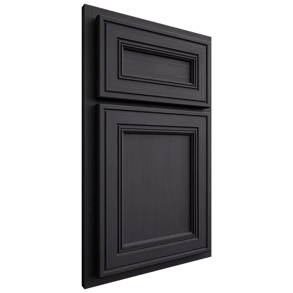 Shiloh Cabinetry Partial Overlay Glenbrook White Oak Rift Cut Harbor Door