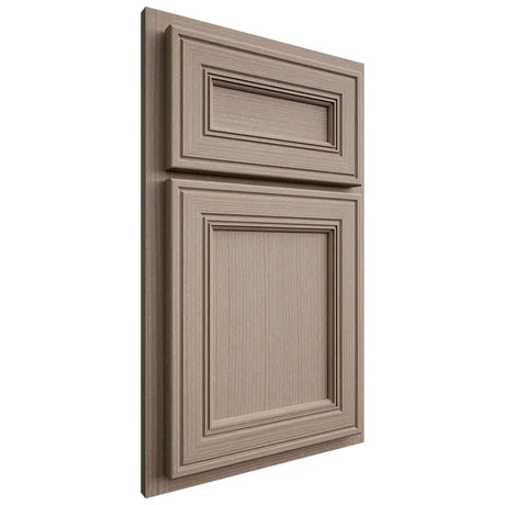 Shiloh Cabinetry Partial Overlay Glenbrook White Oak Rift Cut Whitewash Door