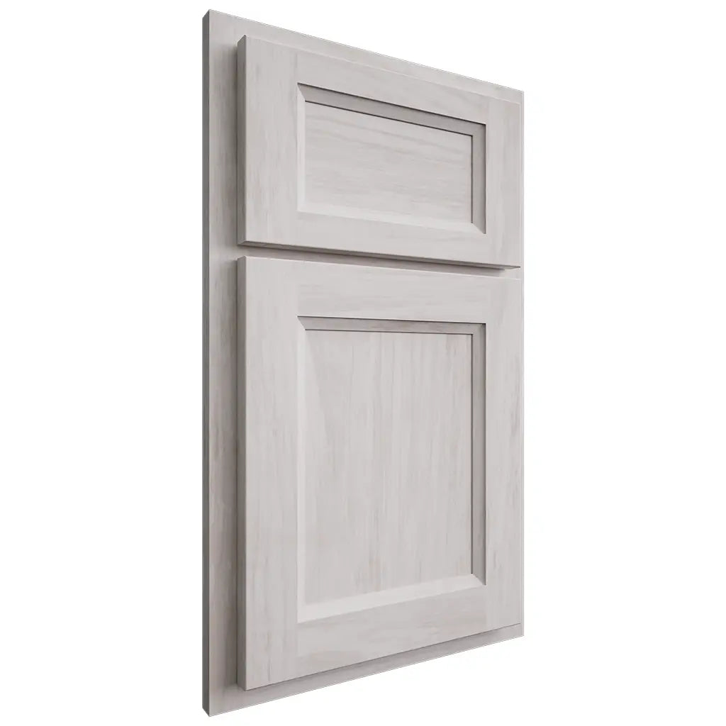 Shiloh Cabinetry Partial Overlay Greensboro Alder Plain Cut Cotton Door