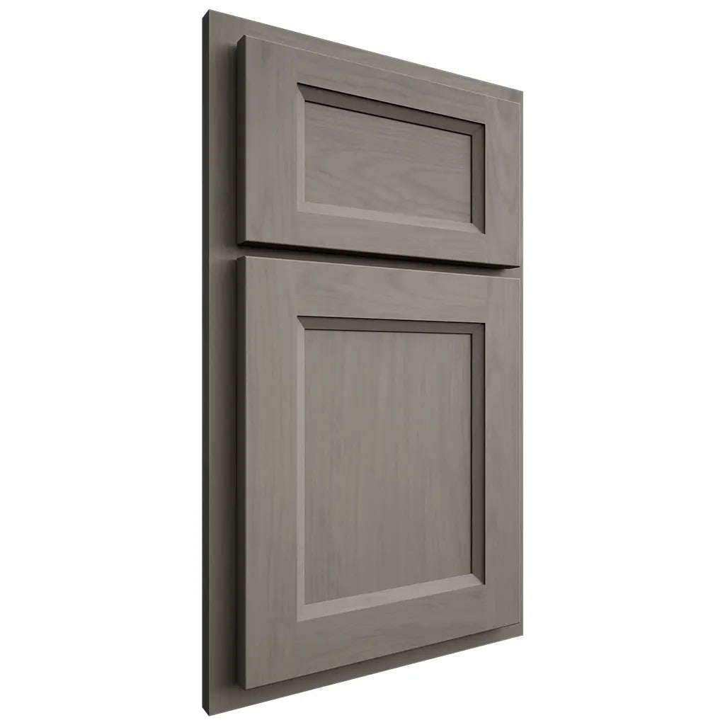 Shiloh Cabinetry Partial Overlay Greensboro Alder Plain Cut Thyme Door