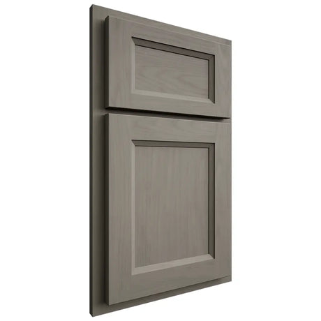 Shiloh Cabinetry Partial Overlay Greensboro Alder Plain Cut Thyme Door