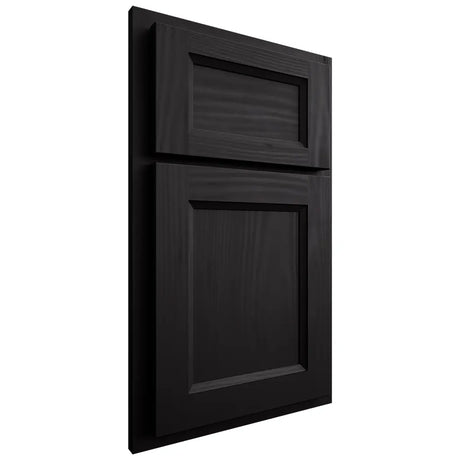 Shiloh Cabinetry Partial Overlay Greensboro Cherry Plain Cut Espresso Door
