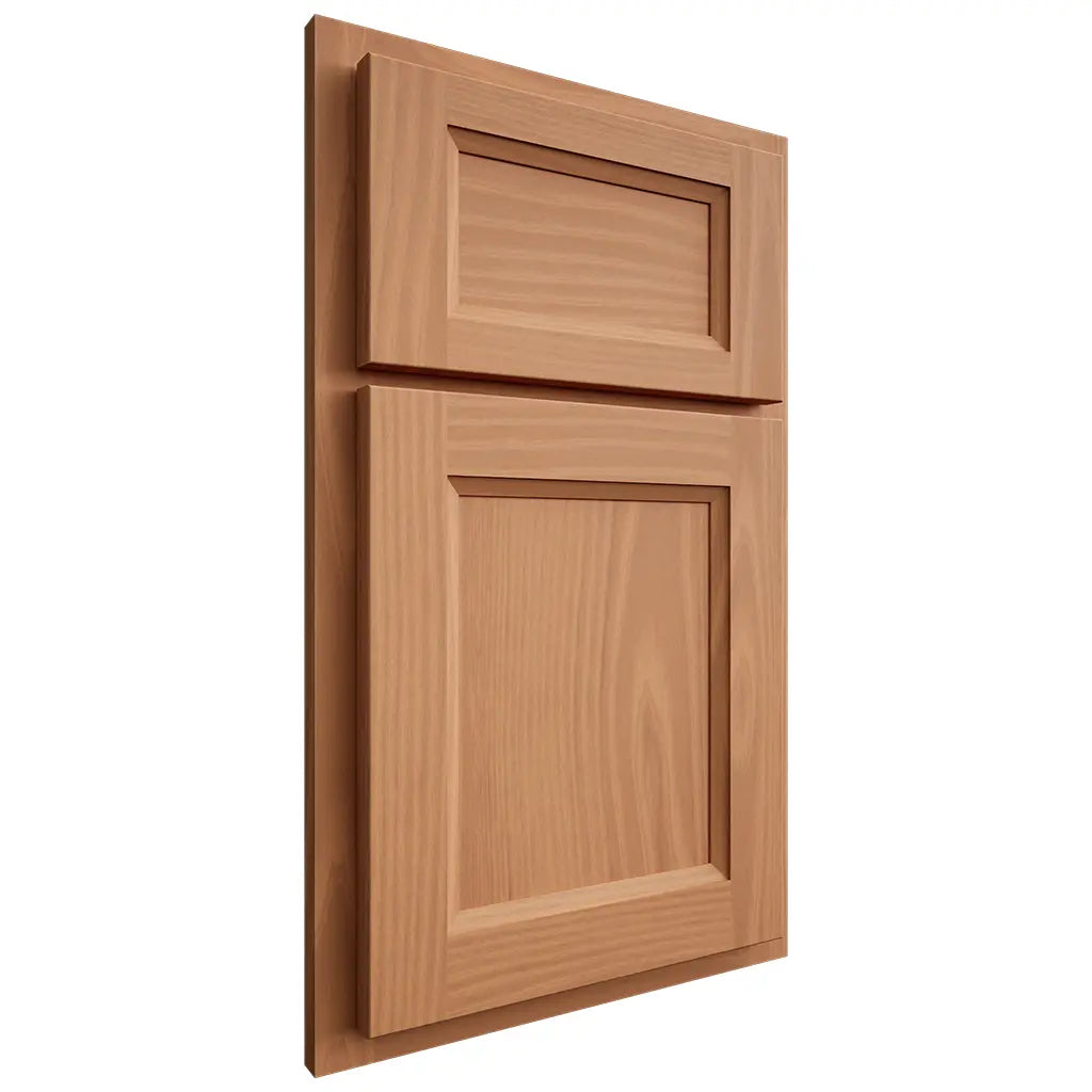 Shiloh Cabinetry Partial Overlay Greensboro Cherry Plain Cut Natural Door