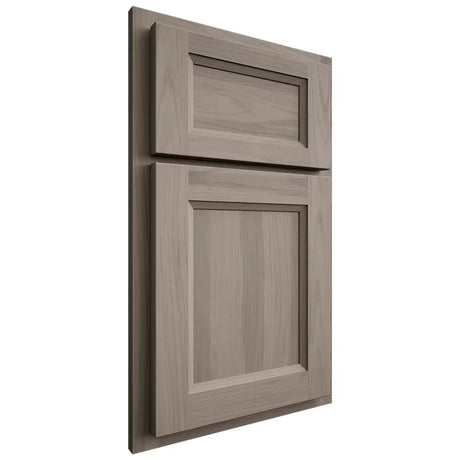 Shiloh Cabinetry Partial Overlay Greensboro Hickory Plain Cut Sterling Door