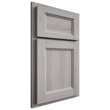 Shiloh Cabinetry Partial Overlay Greensboro Hickory Plain Cut Stratus Door