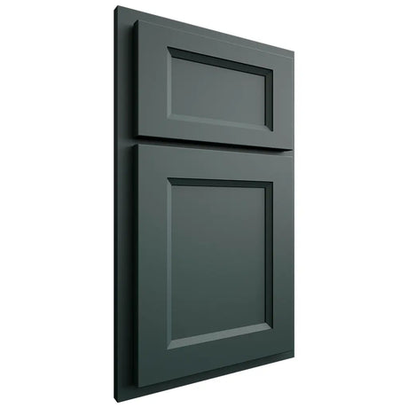 Shiloh Cabinetry Partial Overlay Greensboro Paintable Billiard Green Door