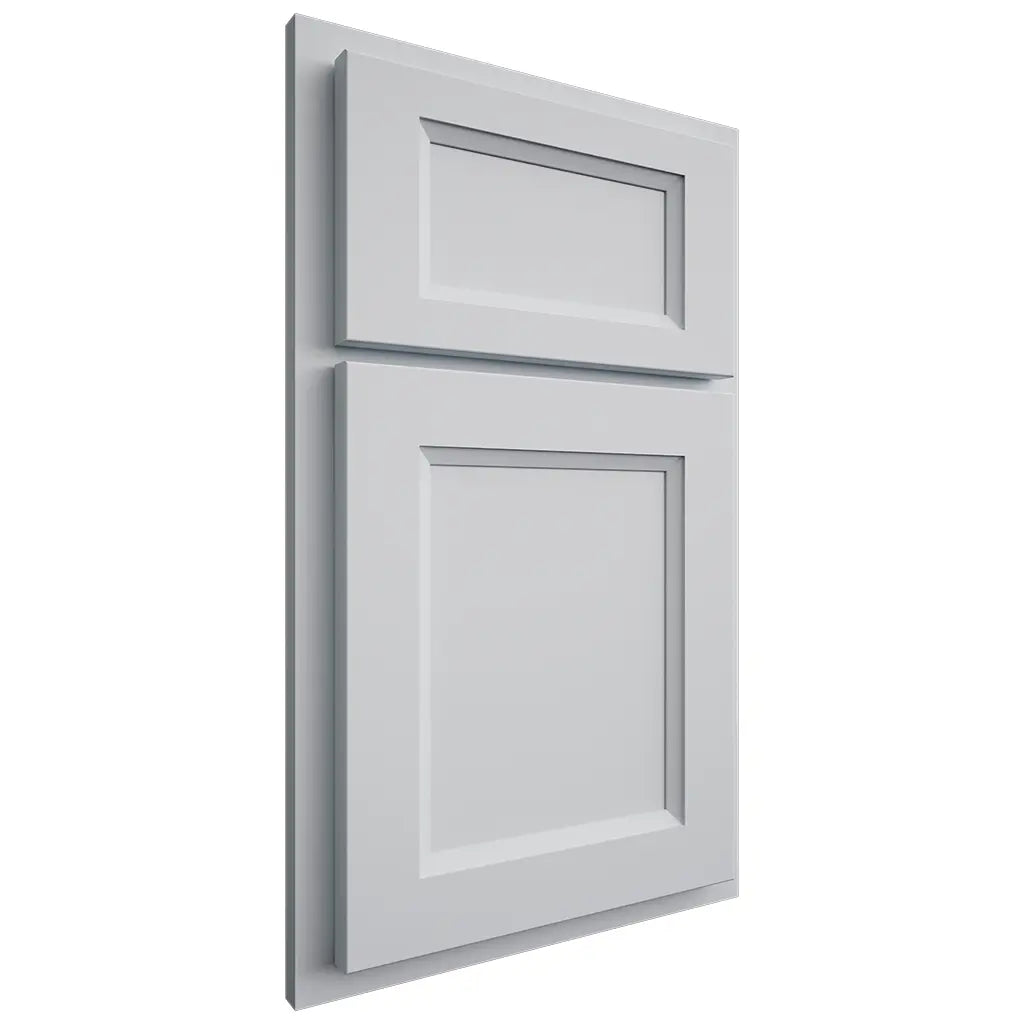 Shiloh Cabinetry Partial Overlay Greensboro Paintable Niebla Azul Door