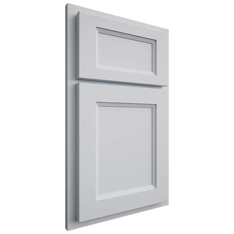 Shiloh Cabinetry Partial Overlay Greensboro Paintable Niebla Azul Door