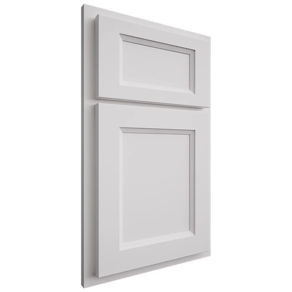 Shiloh Cabinetry Partial Overlay Greensboro Paintable Polar Door