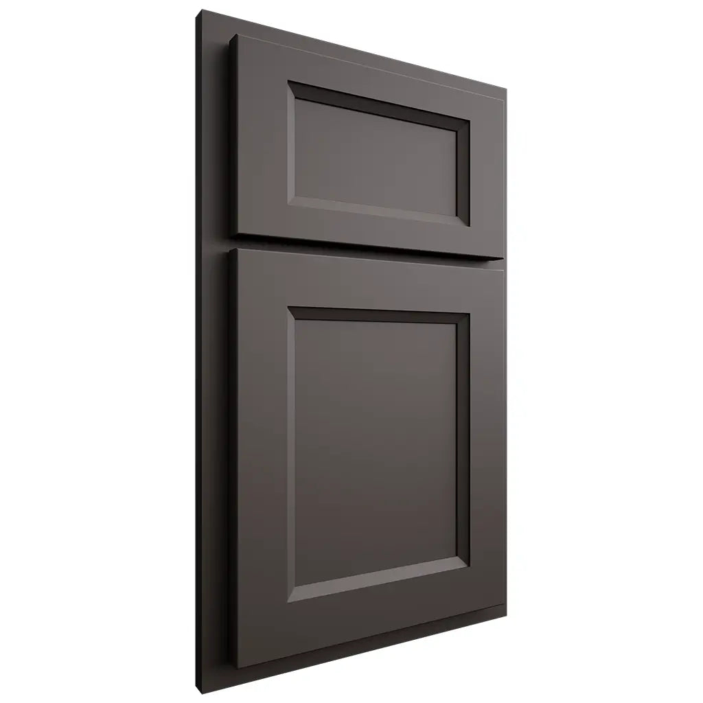 Shiloh Cabinetry Partial Overlay Greensboro Paintable Urbane Bronze Door