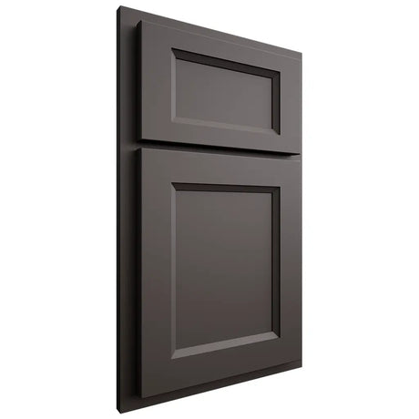 Shiloh Cabinetry Partial Overlay Greensboro Paintable Urbane Bronze Door