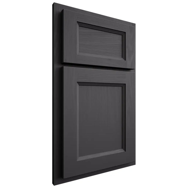 Shiloh Cabinetry Partial Overlay Greensboro Poplar Plain Cut Cadet Door