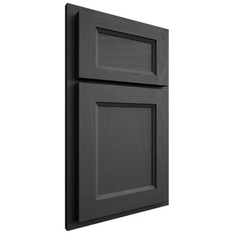 Shiloh Cabinetry Partial Overlay Greensboro Poplar Plain Cut Cadet Door