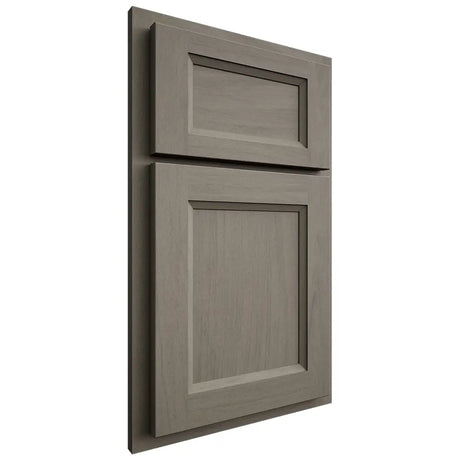 Shiloh Cabinetry Partial Overlay Greensboro Poplar Plain Cut Thyme Door