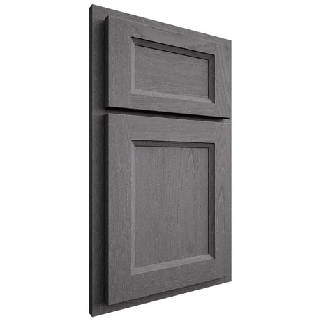 Shiloh Cabinetry Partial Overlay Greensboro Red Oak Plain Cut Cadet Door