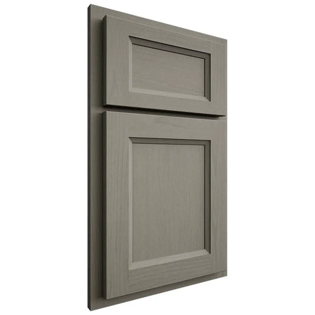 Shiloh Cabinetry Partial Overlay Greensboro Walnut Plain Cut Thyme Door