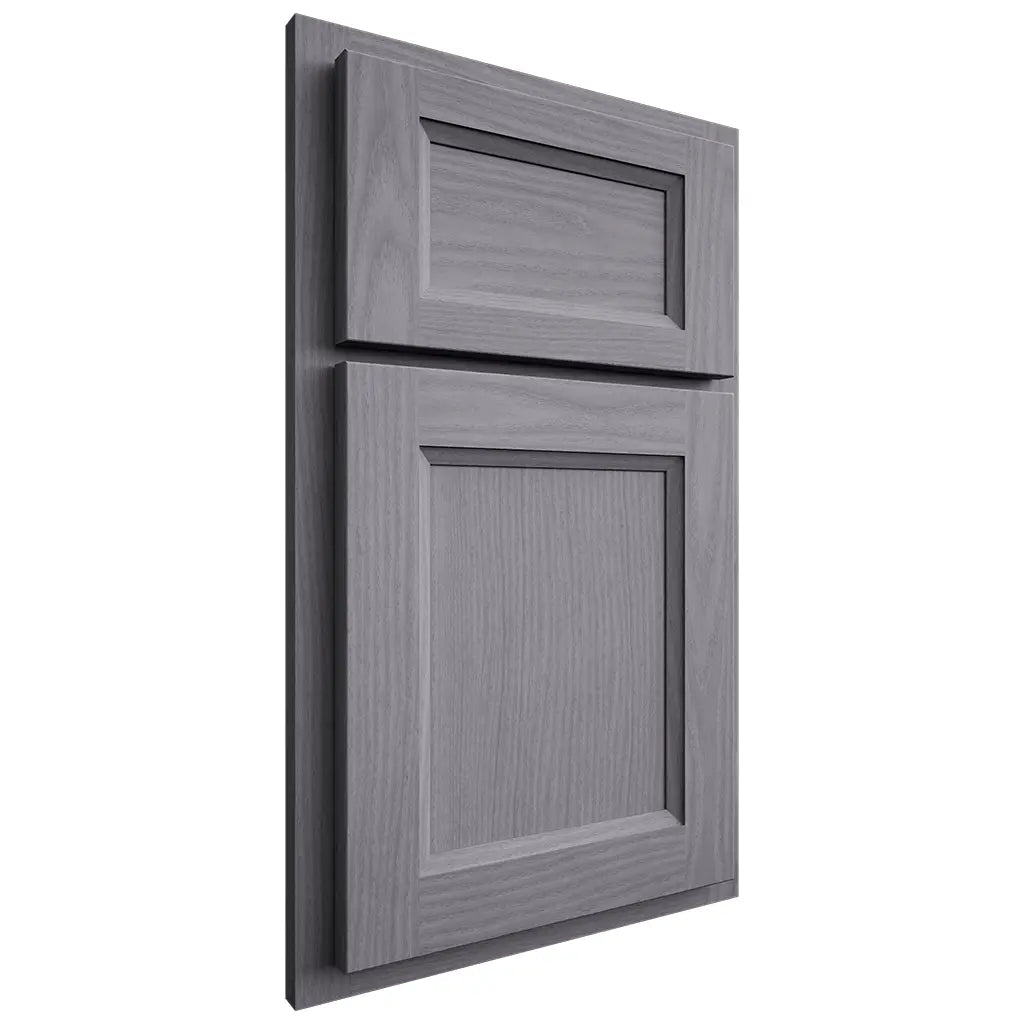 Shiloh Cabinetry Partial Overlay Greensboro White Oak Plain Cut Cadet Door