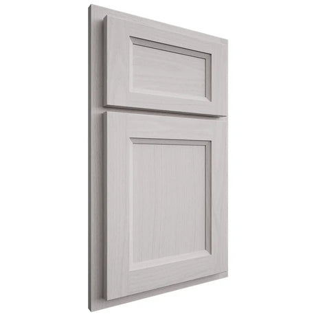 Shiloh Cabinetry Partial Overlay Greensboro White Oak Plain Cut Cotton Door