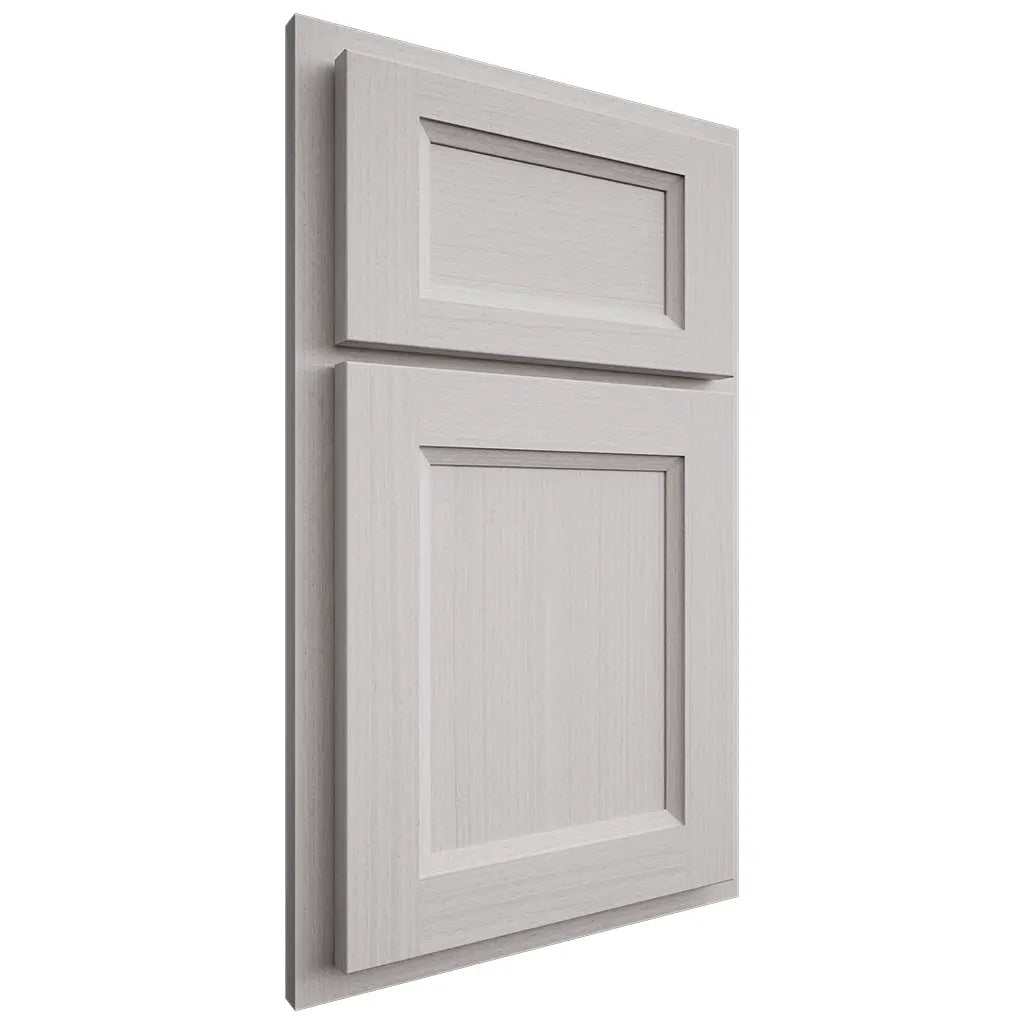 Shiloh Cabinetry Partial Overlay Greensboro White Oak Rift Cut Cotton Door