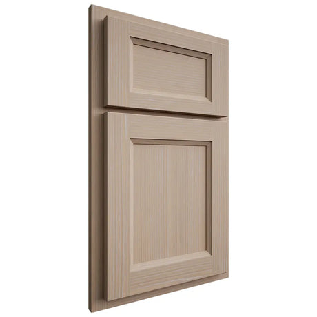 Shiloh Cabinetry Partial Overlay Greensboro White Oak Rift Cut Straw Door