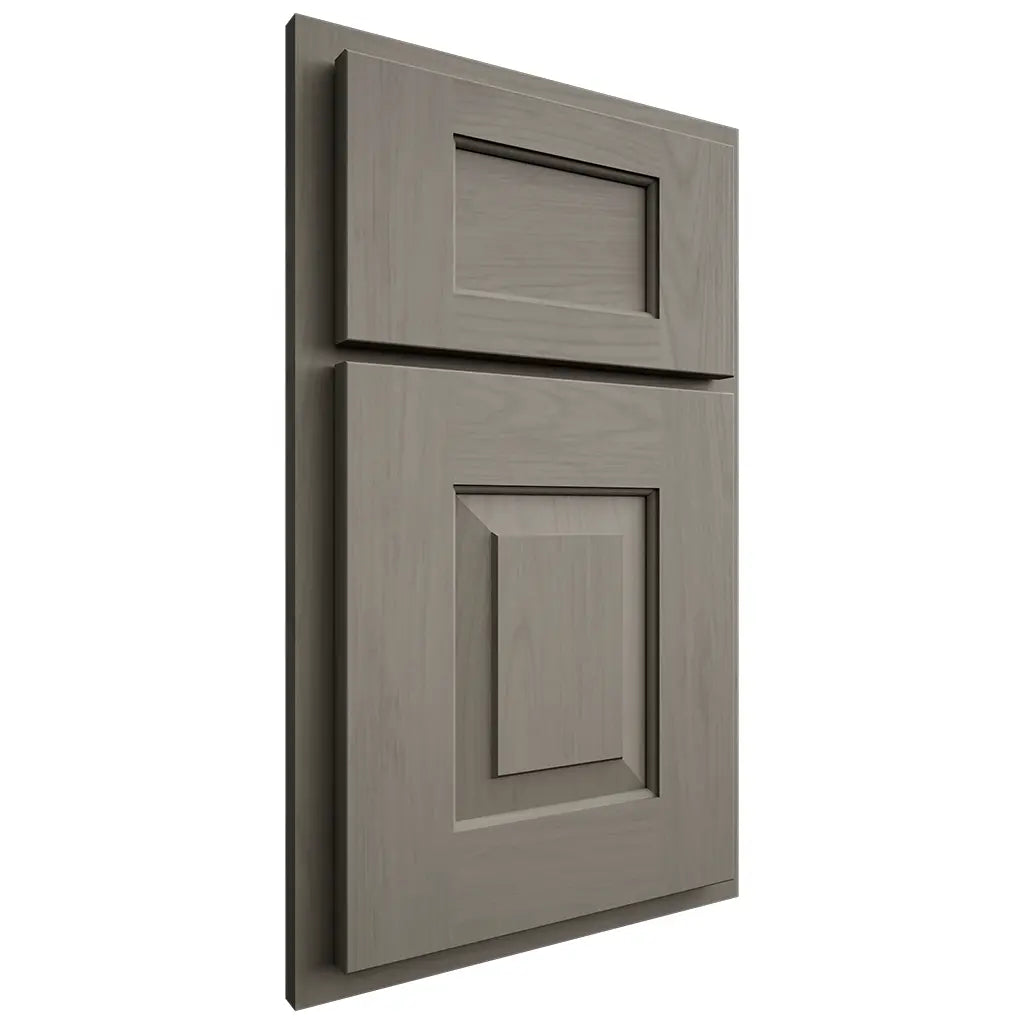 Shiloh Cabinetry Partial Overlay Hamlin Alder Plain Cut Thyme Door