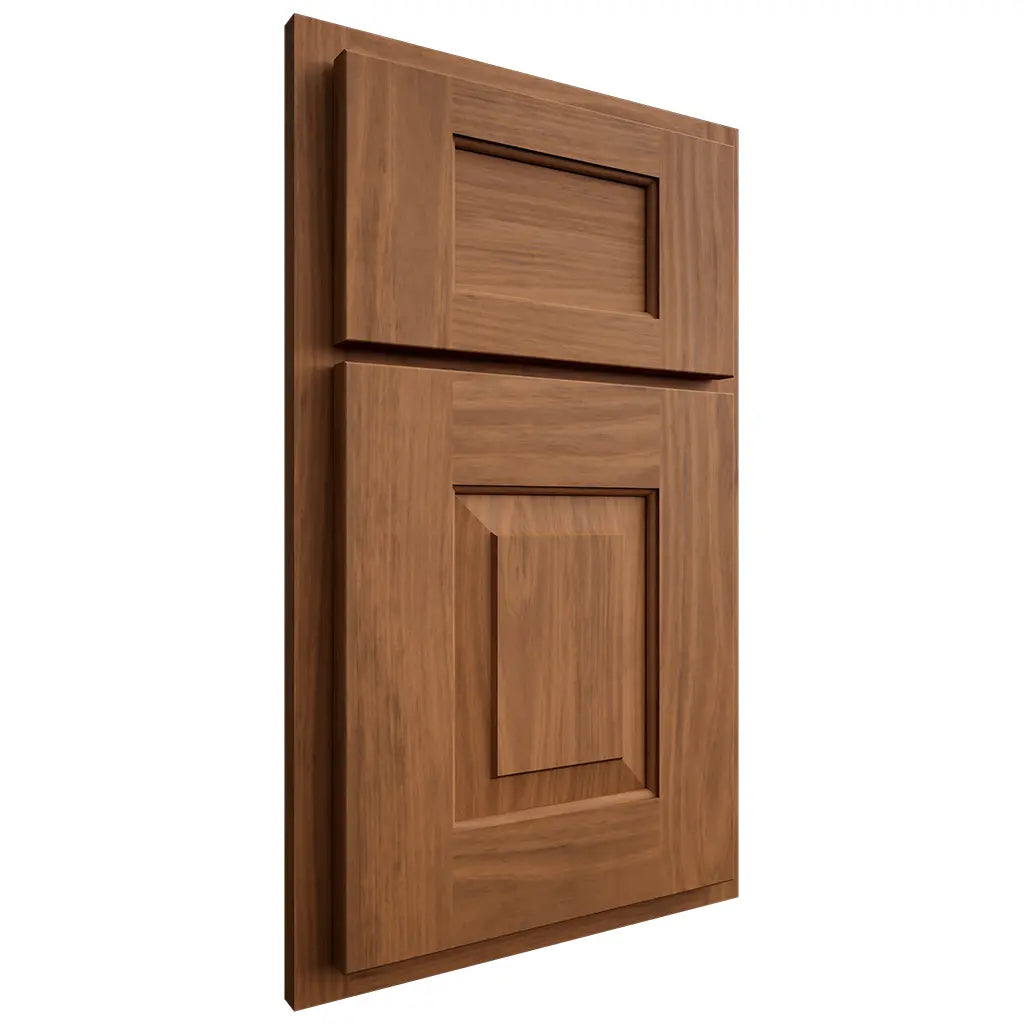 Shiloh Cabinetry Partial Overlay Hamlin Cherry Plain Cut Coffee Door