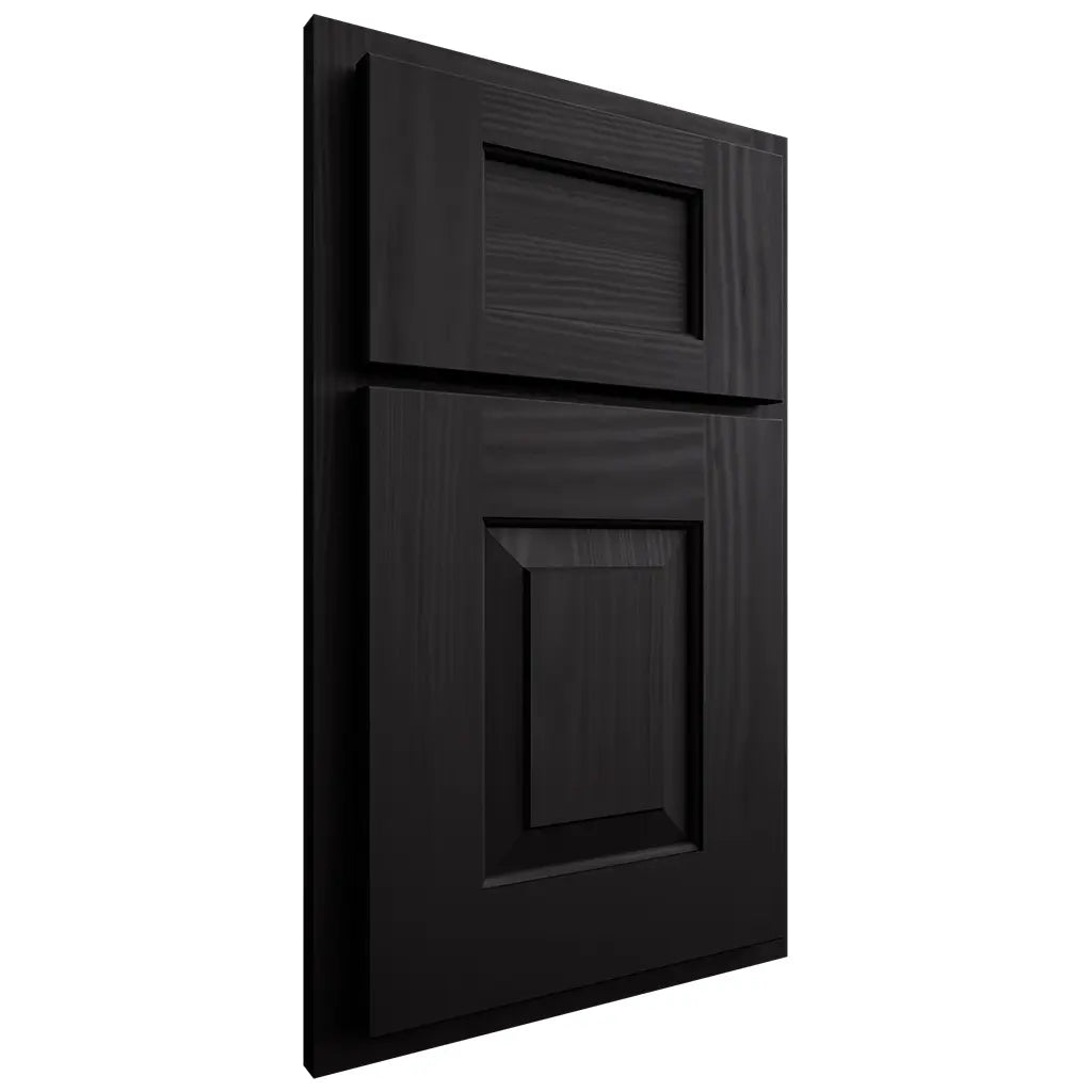 Shiloh Cabinetry Partial Overlay Hamlin Cherry Plain Cut Espresso Door