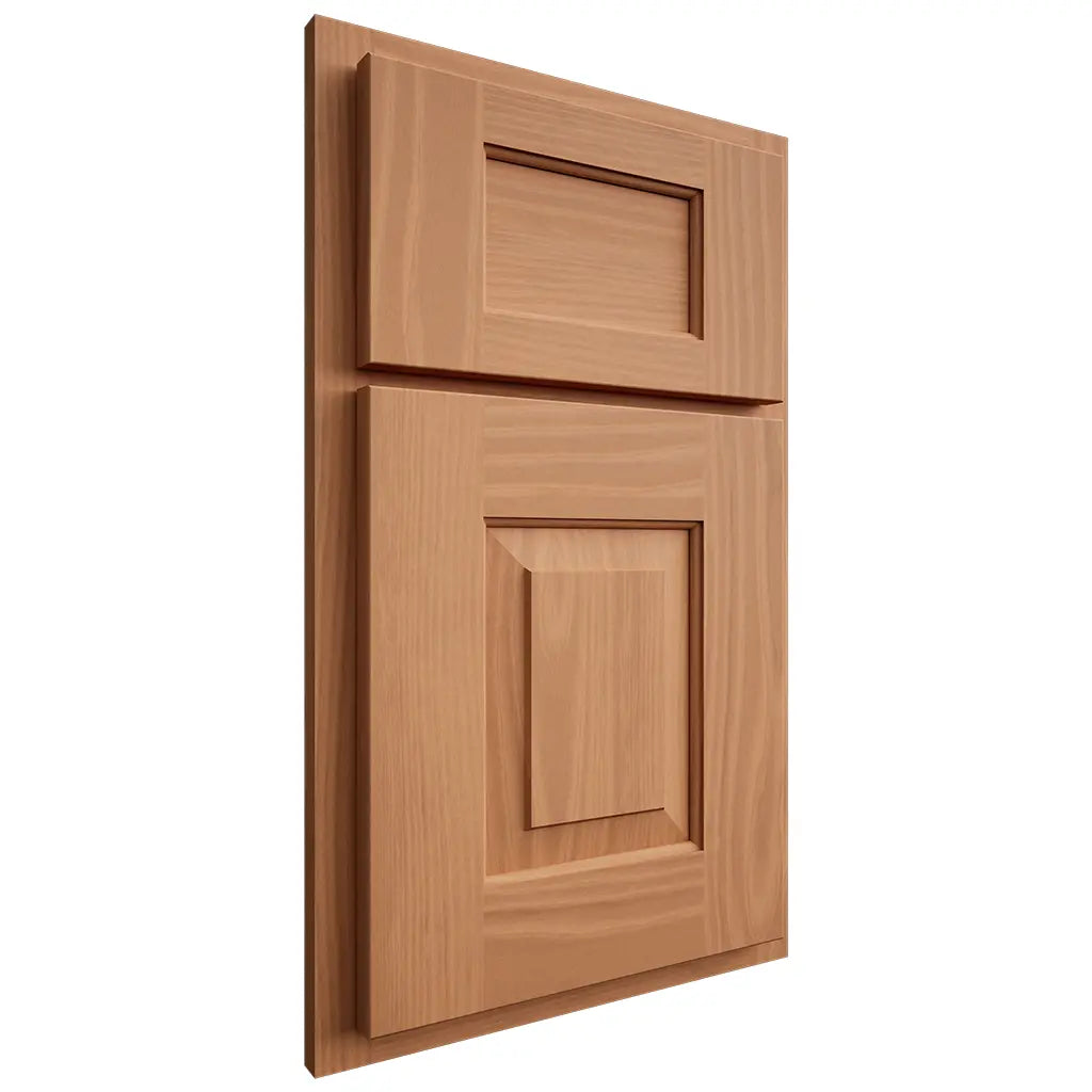 Shiloh Cabinetry Partial Overlay Hamlin Cherry Plain Cut Natural Door