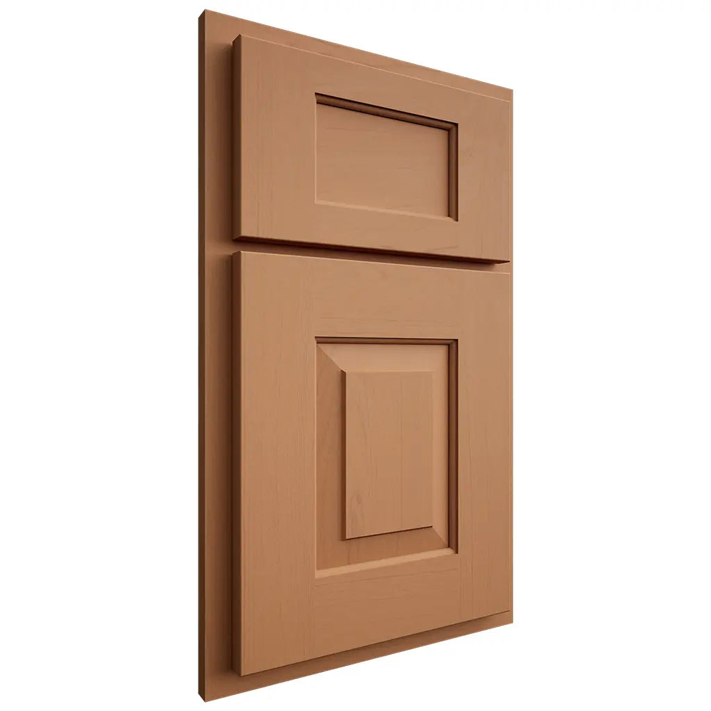 Shiloh Cabinetry Partial Overlay Hamlin Maple Plain Cut Cashmere Door
