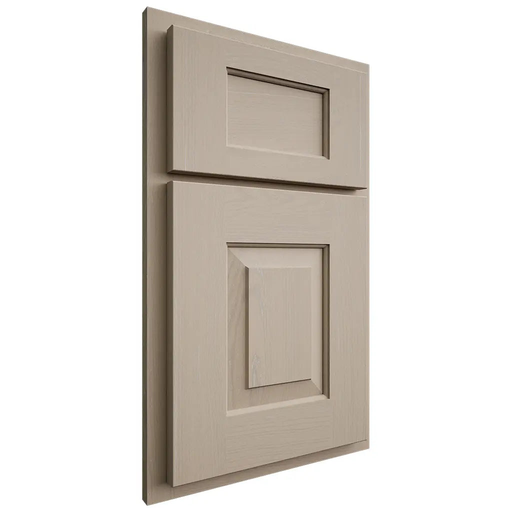 Shiloh Cabinetry Partial Overlay Hamlin Maple Plain Cut Pebble Door