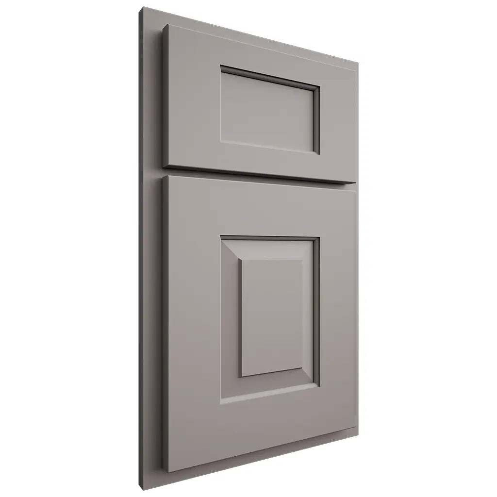 Shiloh Cabinetry Partial Overlay Hamlin Paintable Dovetail Gray Door