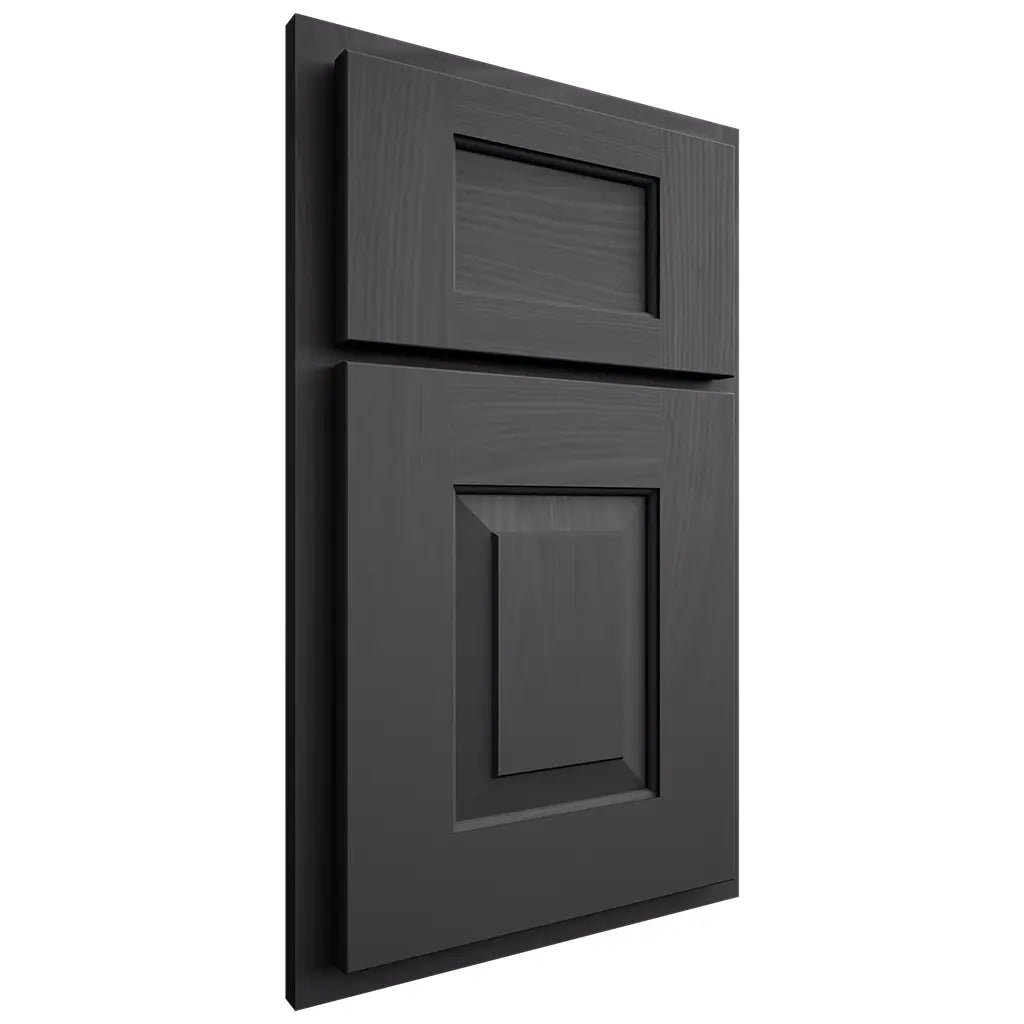 Shiloh Cabinetry Partial Overlay Hamlin Poplar Plain Cut Cadet Door