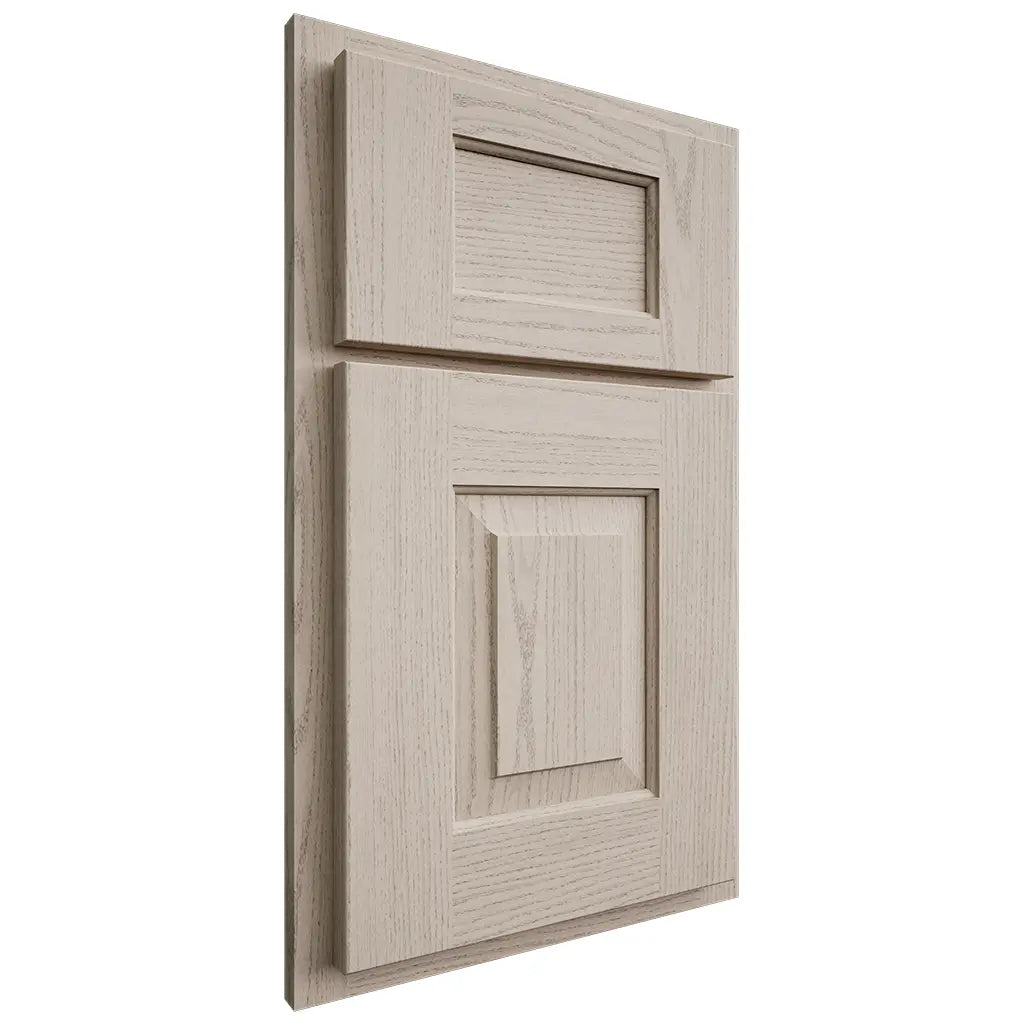 Shiloh Cabinetry Partial Overlay Hamlin Walnut Plain Cut Seagull Door