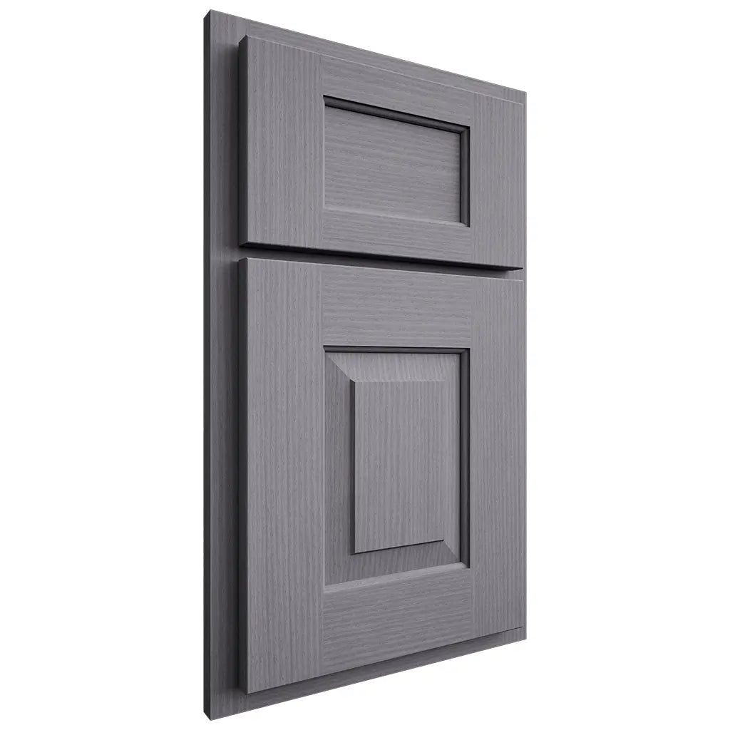 Shiloh Cabinetry Partial Overlay Hamlin White Oak Rift Cut Cadet Door