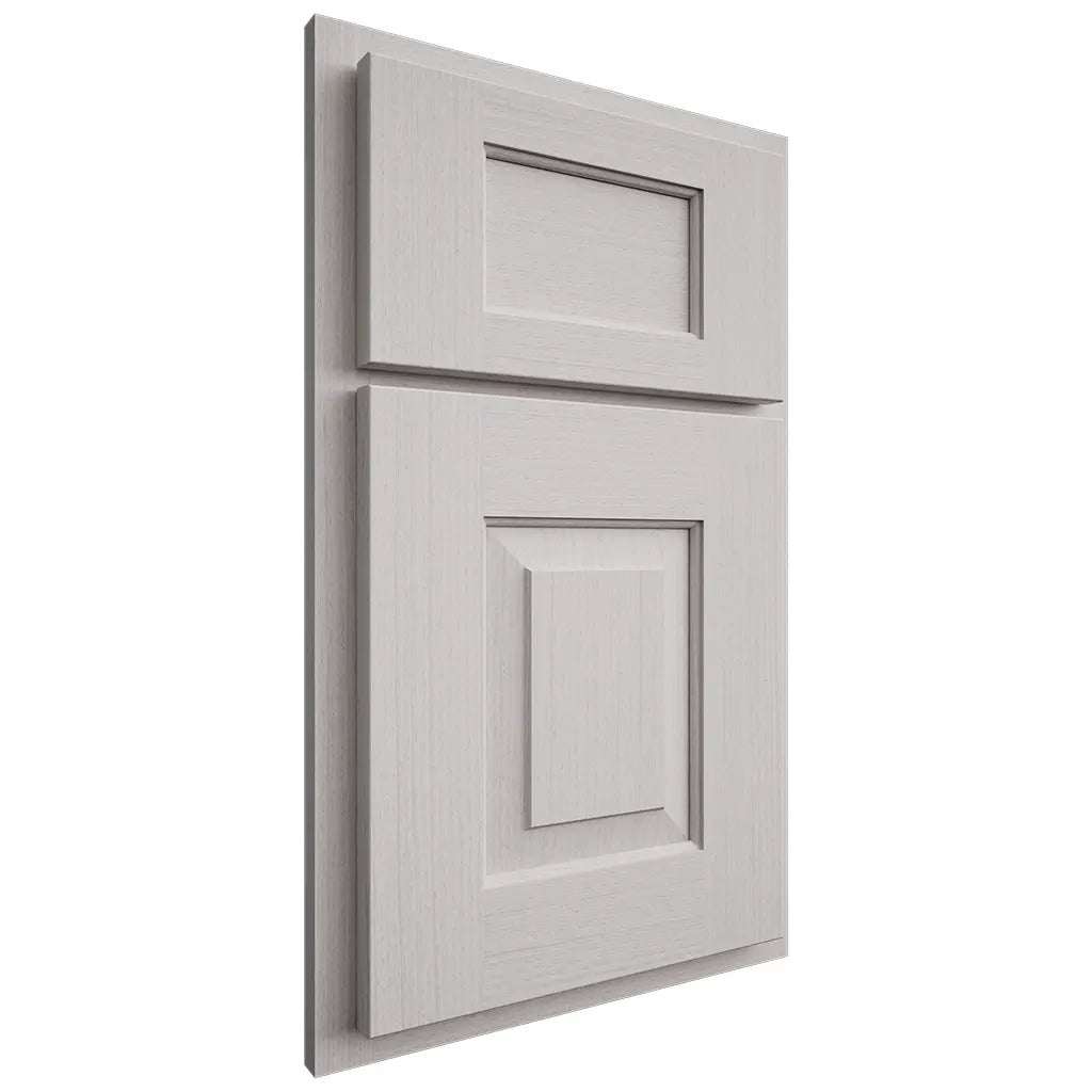 Shiloh Cabinetry Partial Overlay Hamlin White Oak Rift Cut Cotton Door