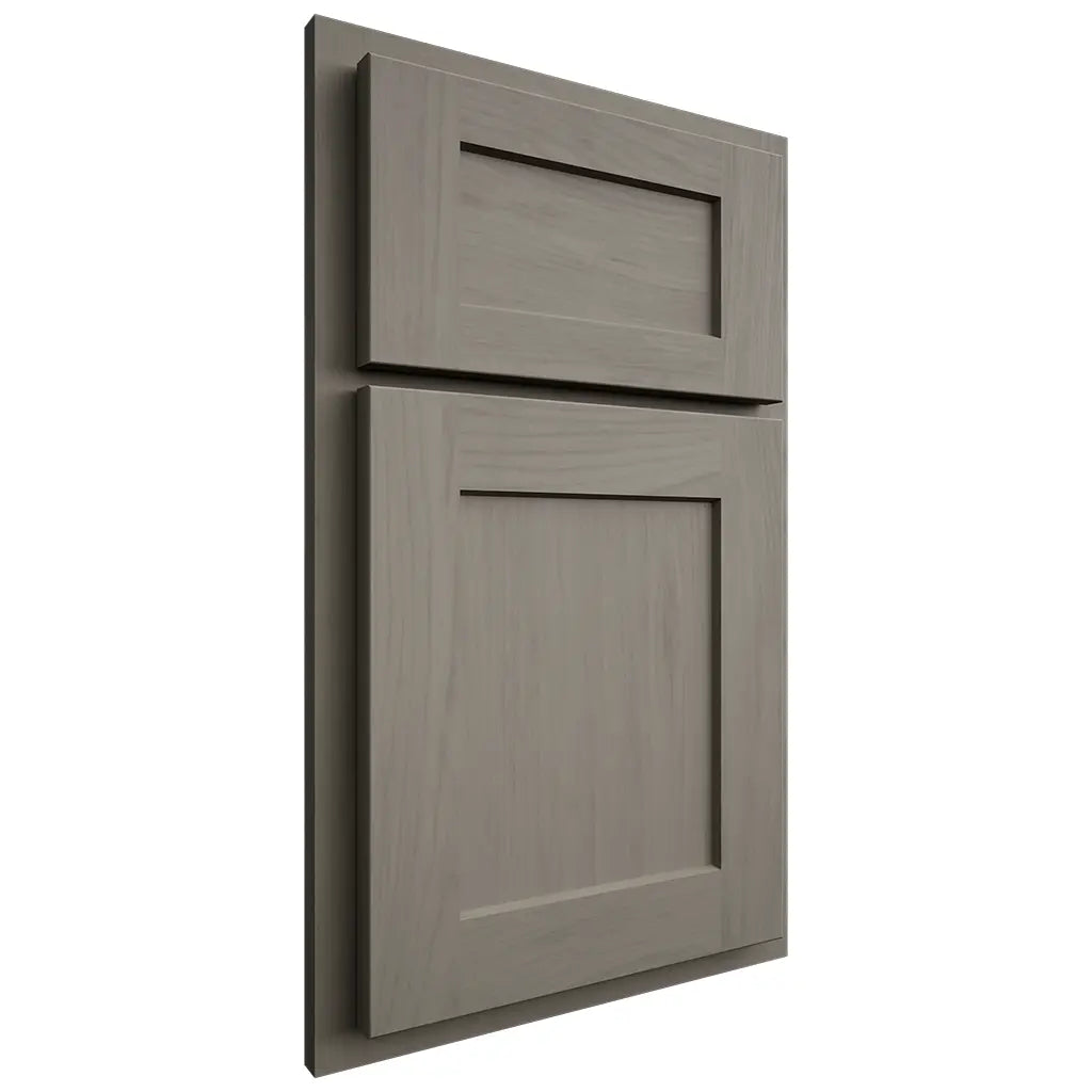 Shiloh Cabinetry Partial Overlay Hanover Alder Plain Cut Thyme Door
