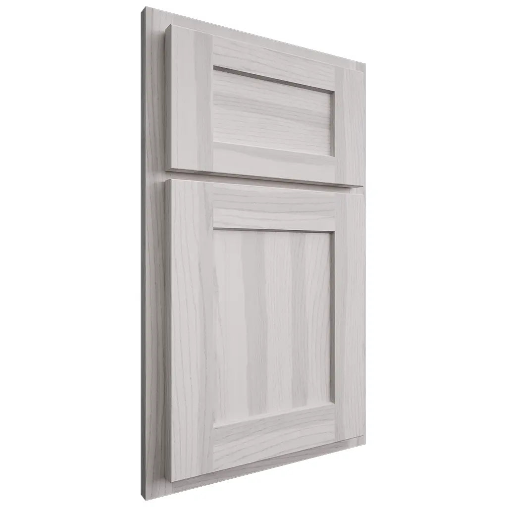 Shiloh Cabinetry Partial Overlay Hanover Hickory Plain Cut Cotton Door