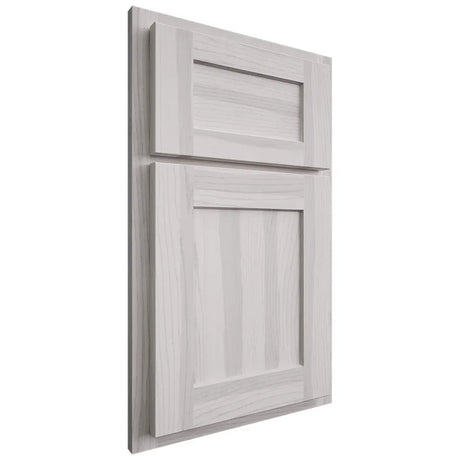 Shiloh Cabinetry Partial Overlay Hanover Hickory Plain Cut Cotton Door