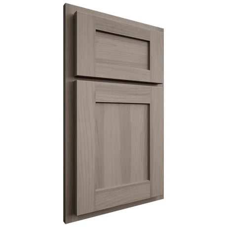 Shiloh Cabinetry Partial Overlay Hanover Hickory Plain Cut Sterling Door