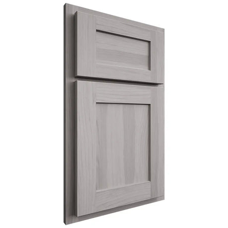 Shiloh Cabinetry Partial Overlay Hanover Hickory Plain Cut Stratus Door