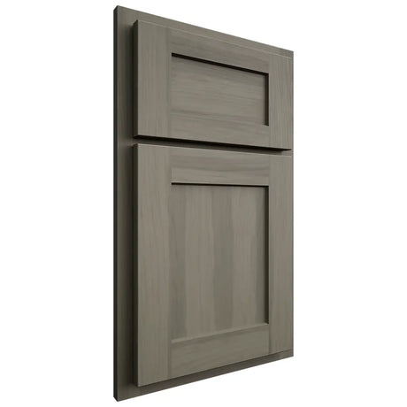 Shiloh Cabinetry Partial Overlay Hanover Hickory Plain Cut Thyme Door