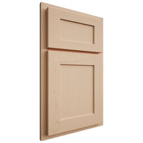 Shiloh Cabinetry Partial Overlay Hanover Maple Plain Cut Natural Door