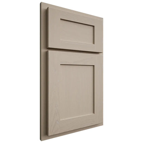 Shiloh Cabinetry Partial Overlay Hanover Maple Plain Cut Pebble Door