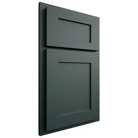 Shiloh Cabinetry Partial Overlay Hanover Paintable Billiard Green Door