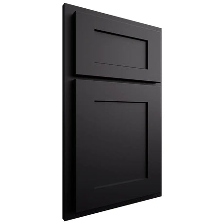 Shiloh Cabinetry Partial Overlay Hanover Paintable Black Door