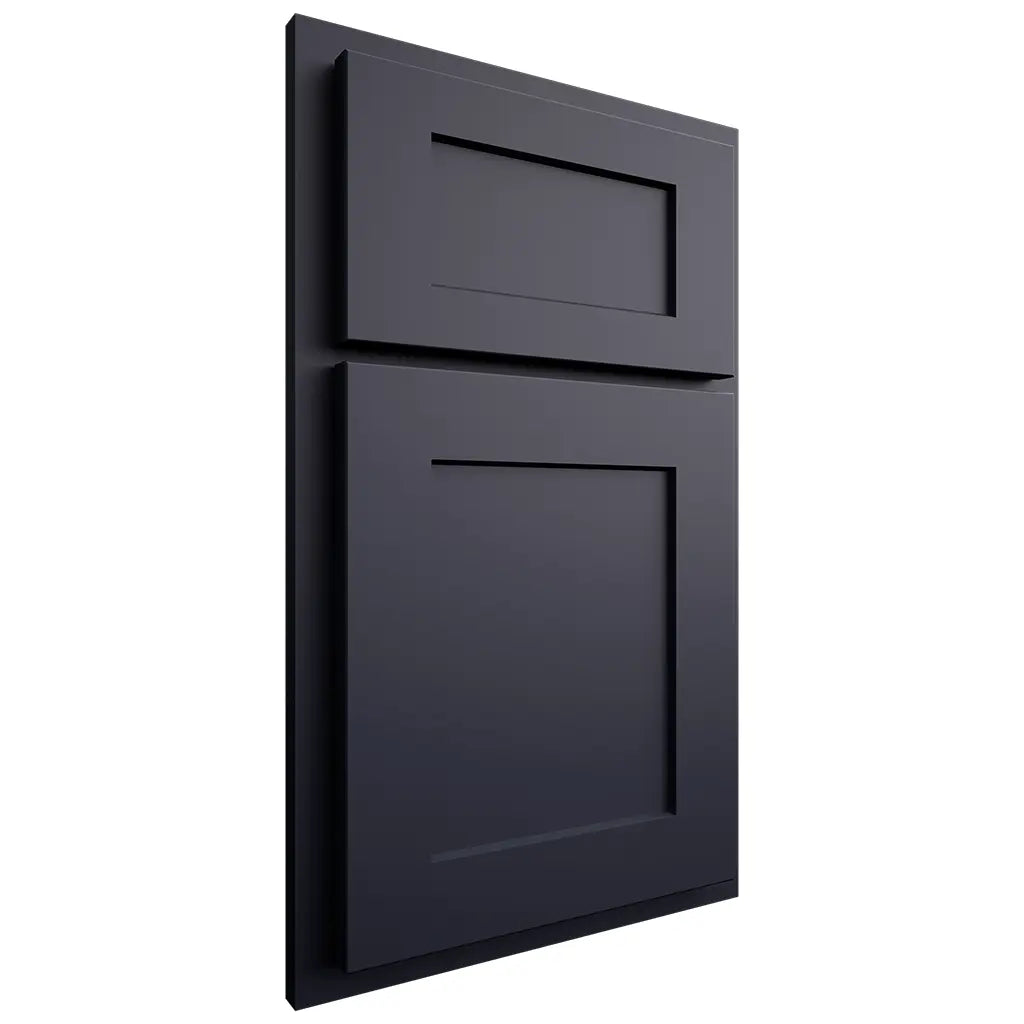 Shiloh Cabinetry Partial Overlay Hanover Paintable Hale Navy Door