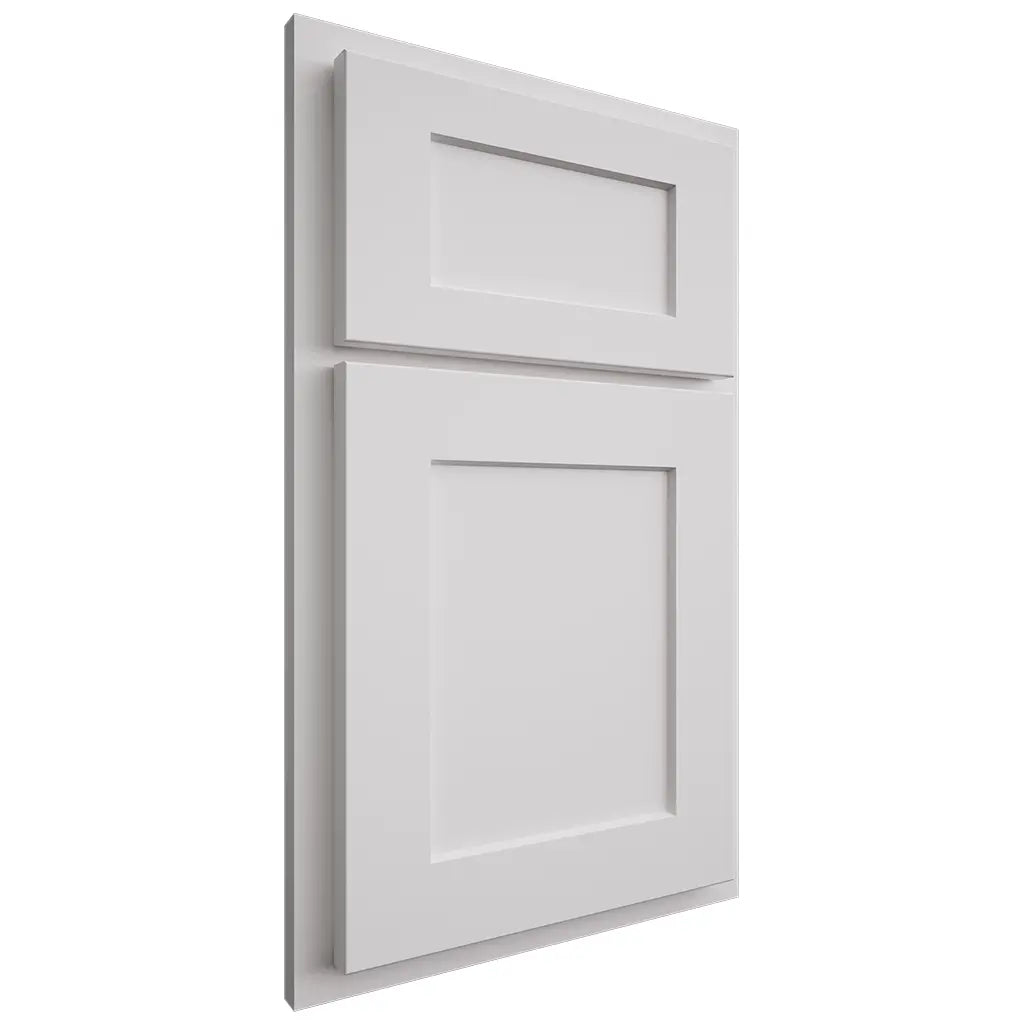 Shiloh Cabinetry Partial Overlay Hanover Paintable Pure White Door