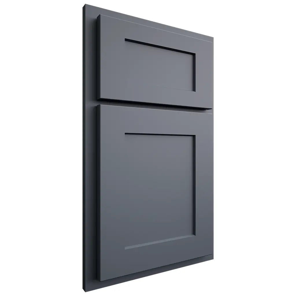 Shiloh Cabinetry Partial Overlay Hanover Paintable Slate Tile Door