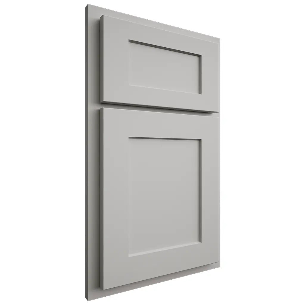 Shiloh Cabinetry Partial Overlay Hanover Paintable Unusual Gray Door