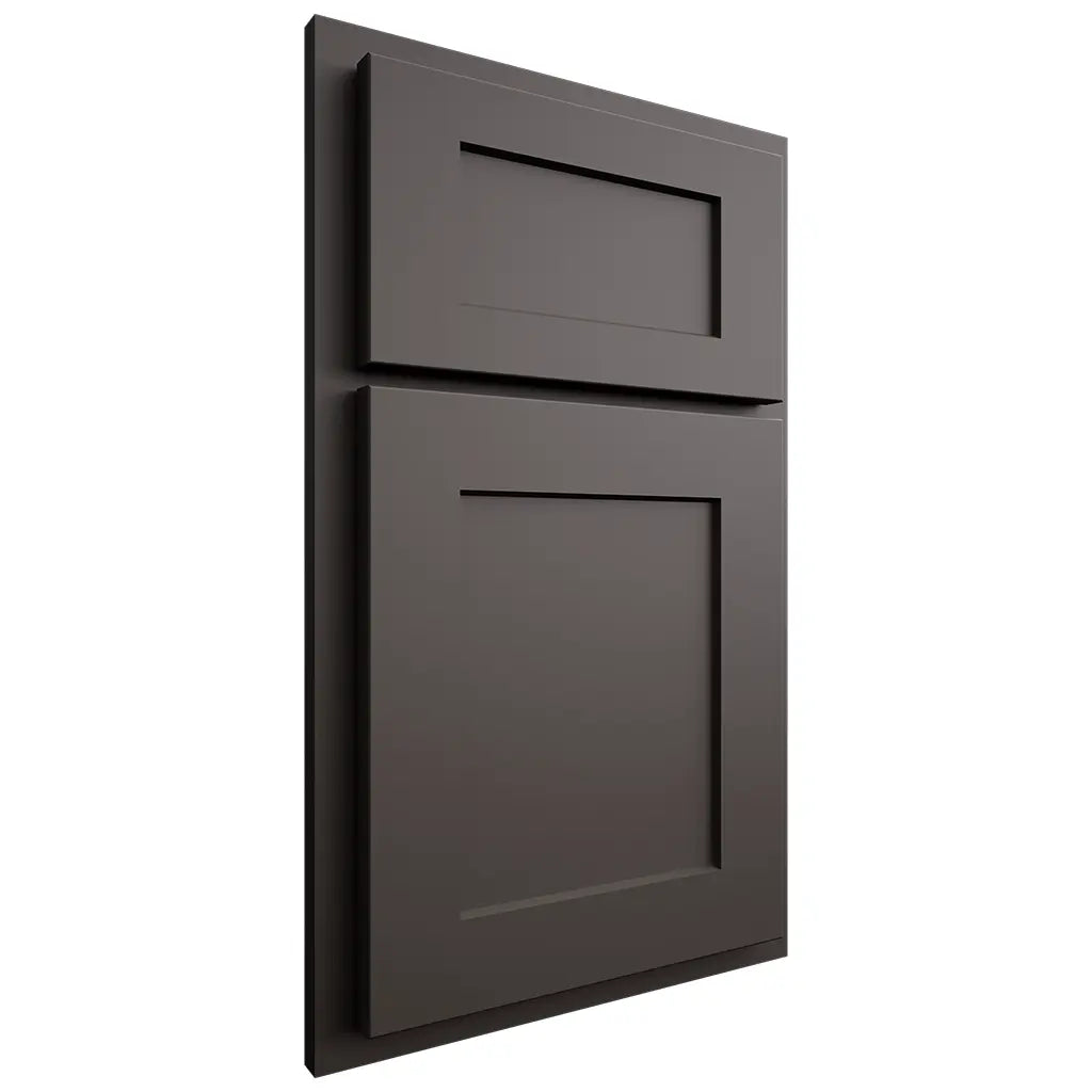 Shiloh Cabinetry Partial Overlay Hanover Paintable Urbane Bronze Door
